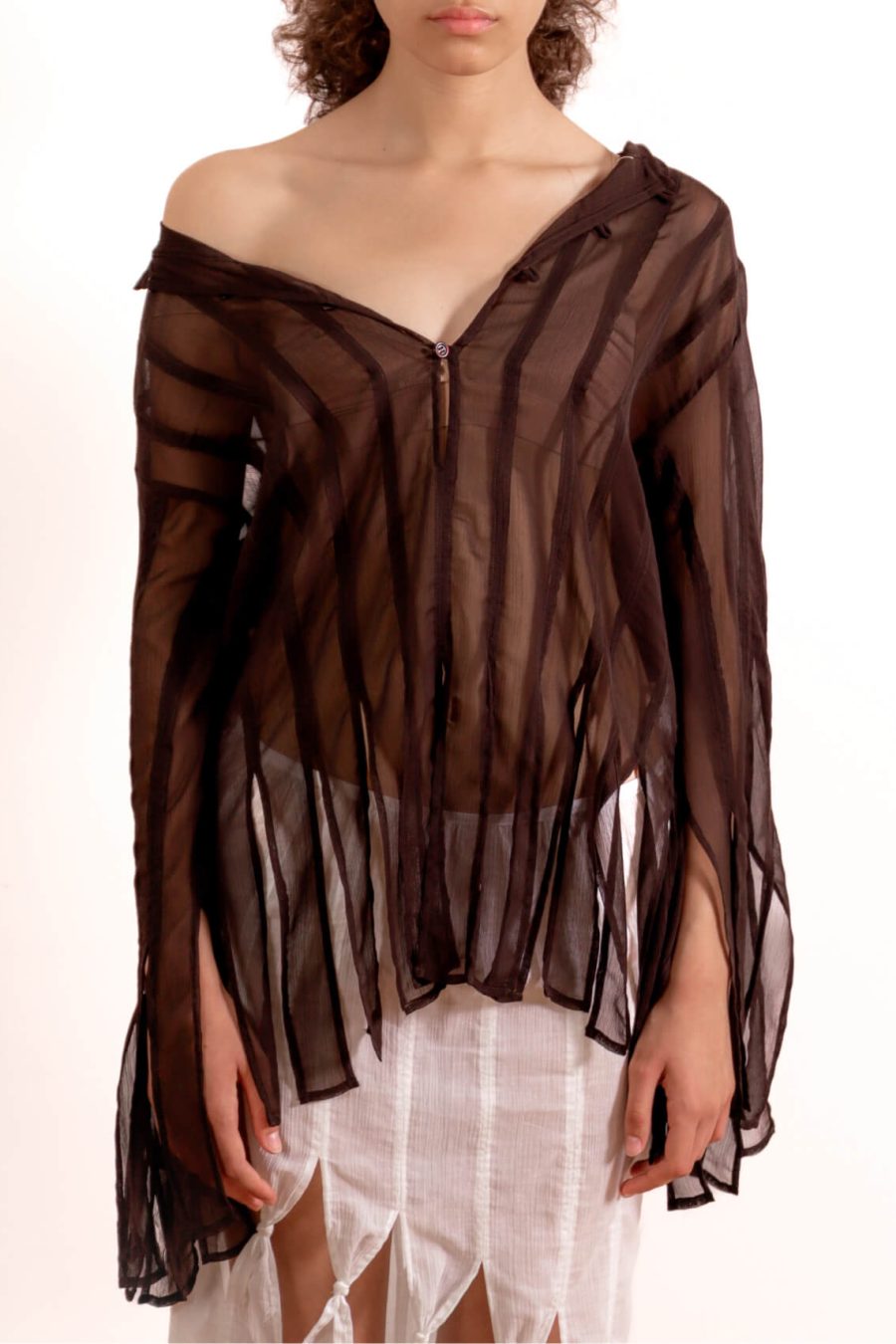 Menorca Seams Shirt Chocolate Brown